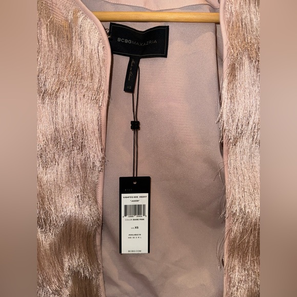 NWT BCBGMAXAZRIA Jaxon Fringe Jacket - Picture 3 of 11